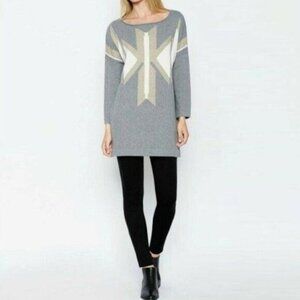 Joie Rambue Cashmere Wool Tribal Tunic Sweater Small New $298